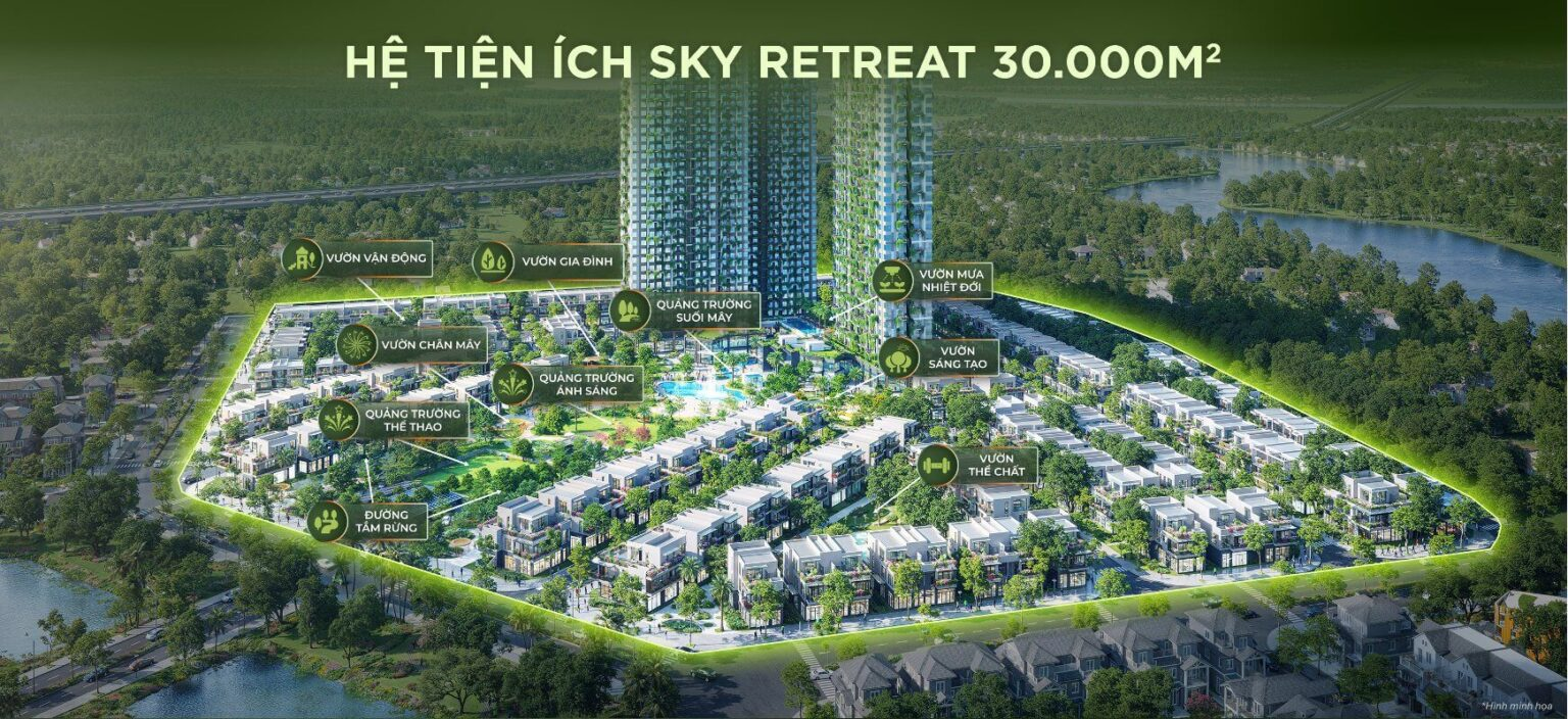 Eco Retreat triển khai mở bán phân khu căn hộ Sky Retreat 3 tiện ích