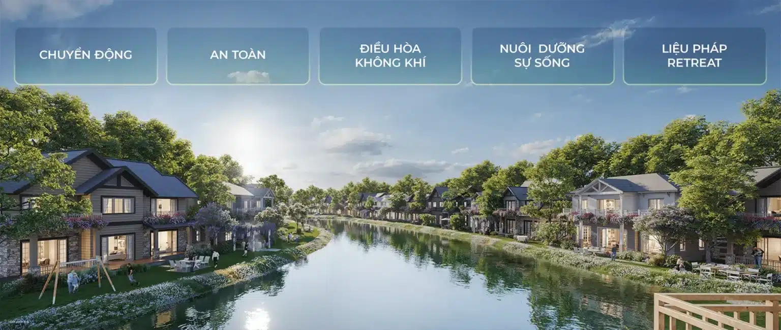 Retreat Island – Biệt Thự Đảo Đẳng Cấp Giữa Lòng Khu Đô Thị Eco Retreat 2 biệt thự đảo retreat island