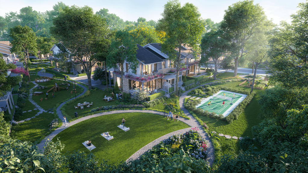 Nhà sáng lập Ecopark ra mắt Retreat Forest – “Rừng là Nhà”, khu đô thị sinh thái định hình phong cách sống mới 2 phoi canh biet thu retreat forest 6