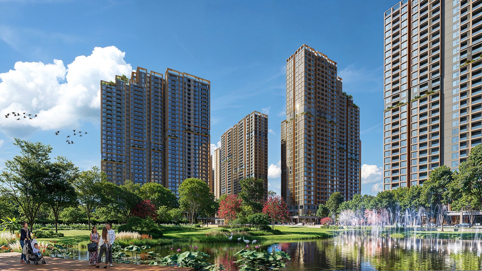 The Parkland Imperia Ocean City: Khi một chuẩn sống mới dần hình thành ở phía Đông Hà Nội 2 căn hộ the park land