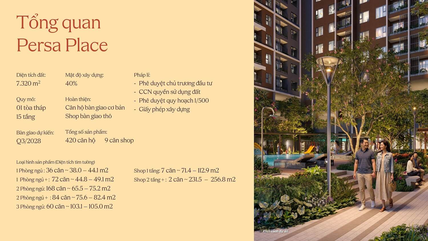 Persa Place 1 Tổng quan dự án căn hộ Persa Place