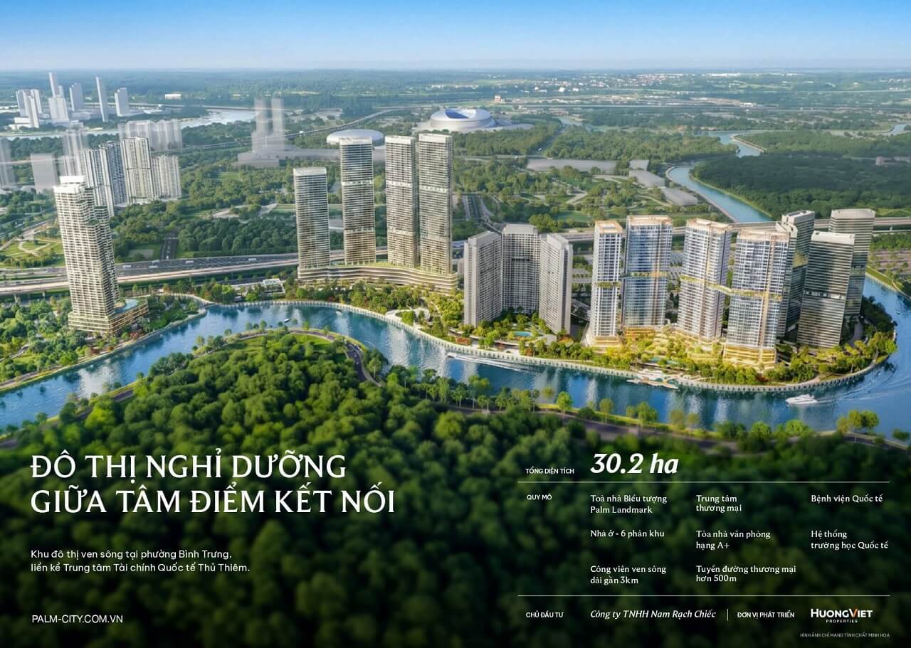 Palm River hưởng lợi từ hạ tầng giao thông khu Đông TP.HCM như thế nào? 1 Khu đô thị Palm City
